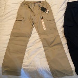 5.11 Tactical Women's Tan Cargo Pants 4 Long